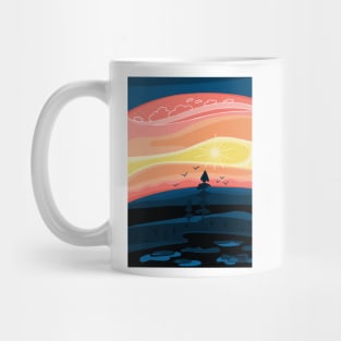 Sunset in Lapland Mug